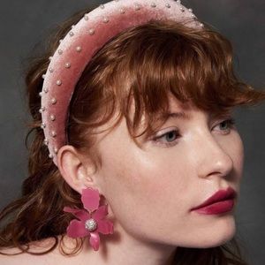 Lele sadoughi padded pearl headband